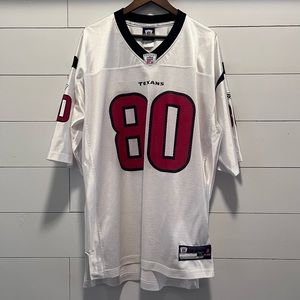 Vintage Reebok Texans Andre Johnson #80 Jersey White XL